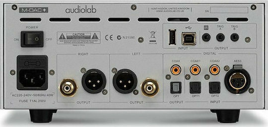 Audiolab M-DAC+ DAC with USB Input Silver