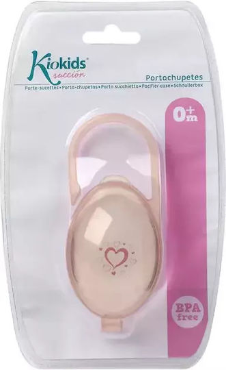 Kiokids Калъф за биберон Heart от Пластмаса Розов