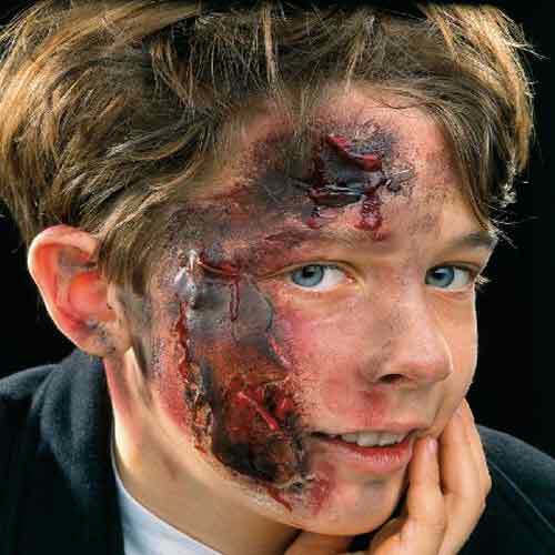 Αποκριάτικο Face Painting για Halloween Μπεζ