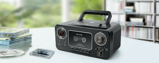 Muse M-182 RDC Φορητό Ηχοσύστημα με CD / Κασετόφωνο / Ραδιόφωνο Μαύρο