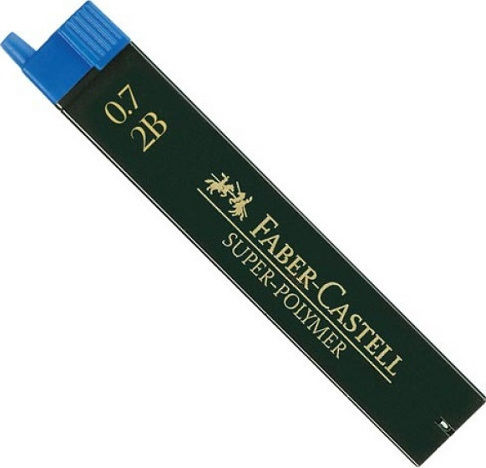 Faber-Castell 12 Pencil Leads Super Polymer Thickness 0.7mm Type 2B