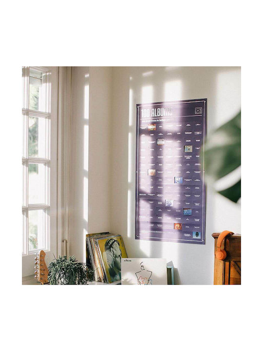 DOIY Αφίσα 100 Albums You Must Listen To Before You Die 55x98cm