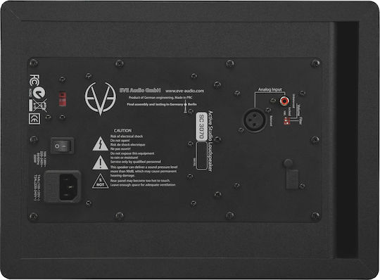 EVE Audio SC3070 Linkes Ηäeche Studio Monitor 6.5" 185W Stück Schwarzes