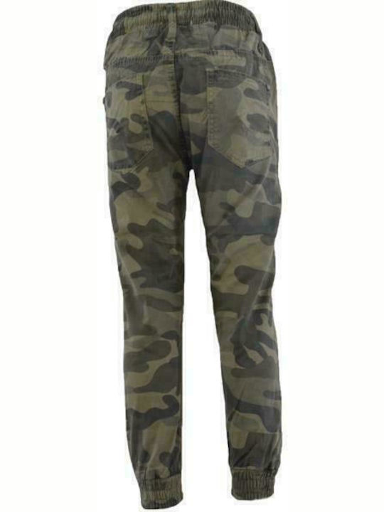 Joyce Boys Fabric Trouser Khaki