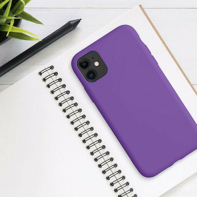 KWmobile Rubberized Silicone Back Cover Orchid Purple (iPhone 11)