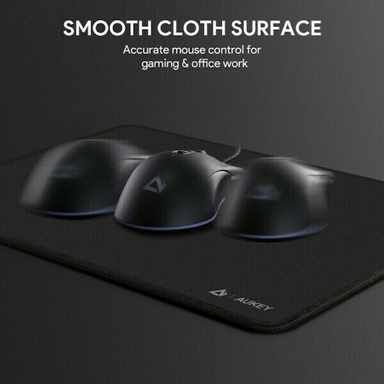 Aukey KM-P1 Gaming Mouse Pad Medium (350mm) Black 515-AUK-KMP1