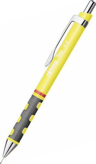 Rotring Tikky Mechanical Pencil for Drawing Plastic Neon Yellow 2007251