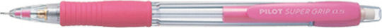 Pilot Super Μηχανικό Μολύβι 0.5mm με Ξύστρα και Γόμα Ροζ