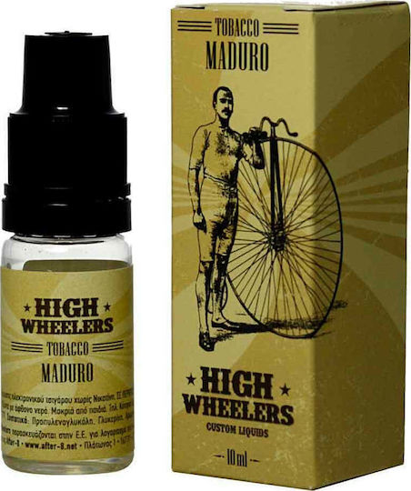 High Wheelers Έτοιμο Υγρό Αναπλήρωσης Maduro με Καπνική Γεύση 3mg 10ml