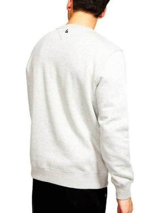 SWEATSHIRT FARBEN + SÖHNE FRONTDRUCK GRAU