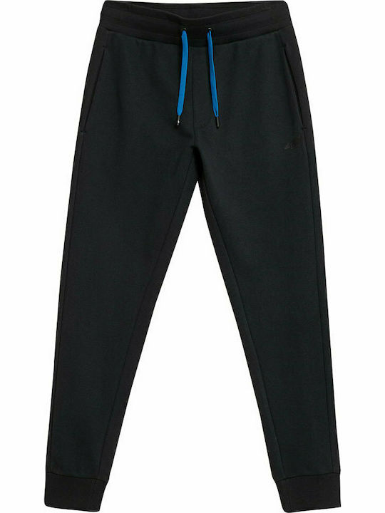 4F Men's Sweatpants with Rubber Navy Blue