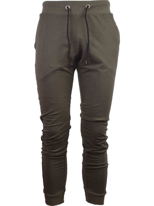 Paco & Co Herren-Sweatpants Khaki