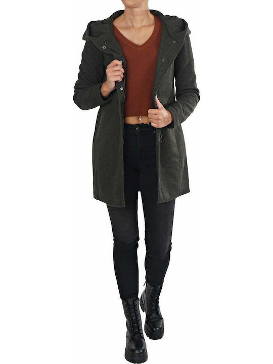 Sedona Women's Anthrachite Coat with Hood