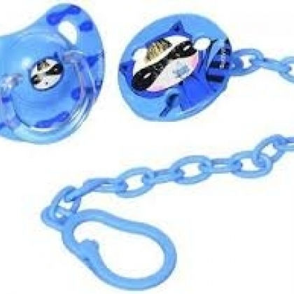 Suavinex Secret Pacifier Silicone with Case Blue for 6-18 months