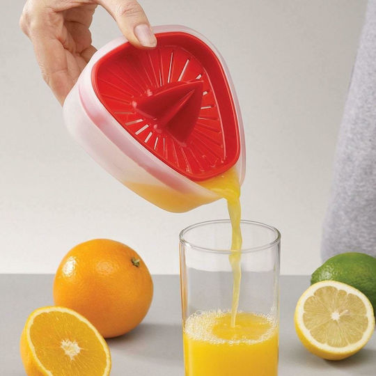 Joseph Joseph Duo Storcător de fructe clasic Lămâie / Portocaliu cu Recipient din Plastic