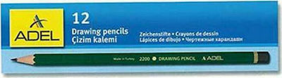 Adel 2200 Drawing Creion 3H Verde 21685