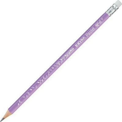 Maped Pencil HB with Eraser (Μiscellaneous colours)