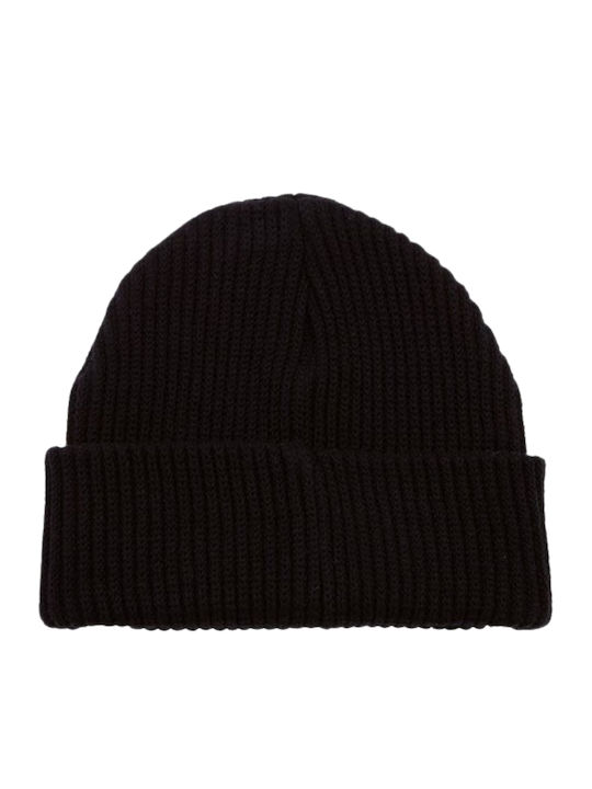 Kappa Hoppa Ribbed Beanie Cap Black