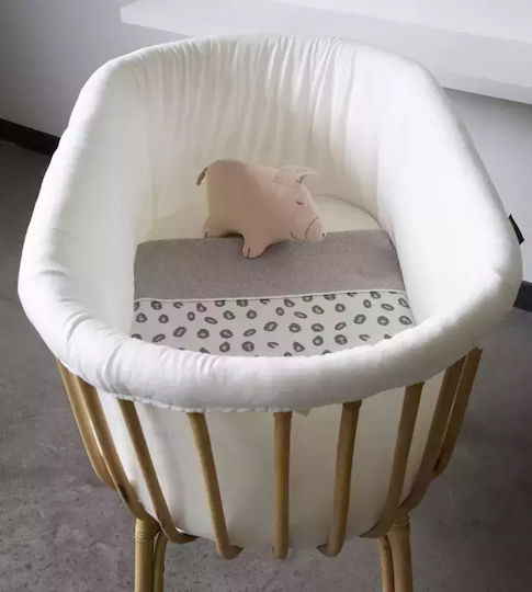 Childhome Одеяло Детски пелени за пелени Leopard Плетено Бежов 70x85см.