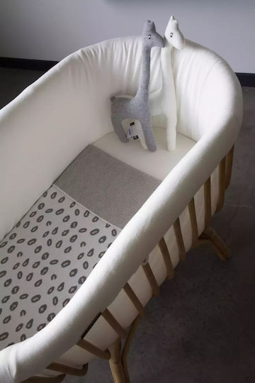 Childhome Одеяло Детски пелени за пелени Leopard Плетено Бежов 70x85см.