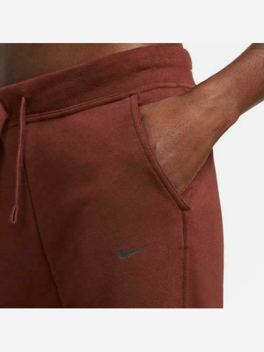 Dri-Fit Παντελόνι Φόρμας με Λάστιχο Κόκκινο