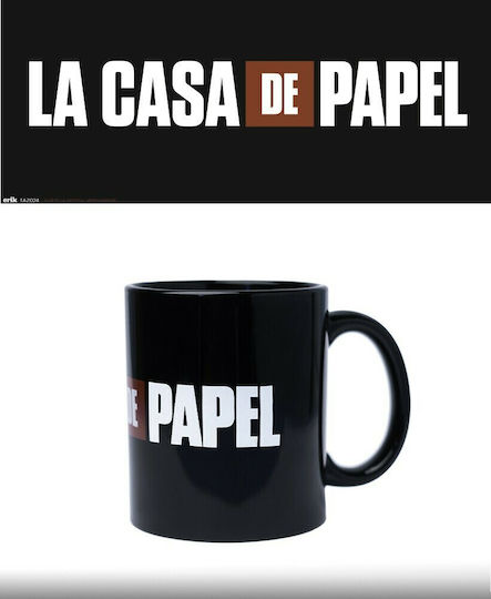 La Casa De Papel Κούπα Κεραμική Μαύρη