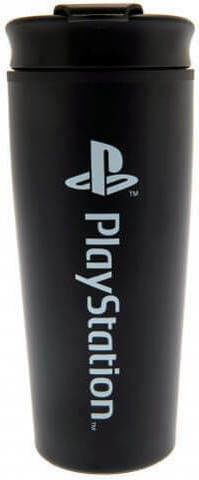 Pyramid International PlayStation Ποτήρι Θερμός Ανοξείδωτο 425ml Μαύρο
