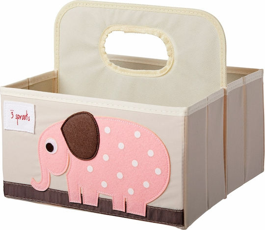 3 Sprouts Βρεφικό Καλάθι Καλλυντικών Elephant Ροζ 3 Sprouts Βρεφικό Καλάθι Καλλυντικών Elephant Ροζ