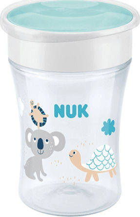 Nuk Căniță pentru copii Magic Cup din Plastic Gri 230ml pentru 8m+m+