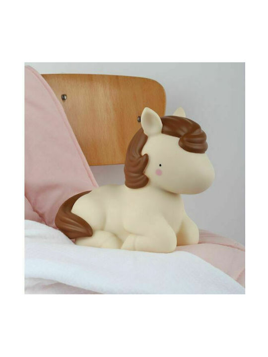 A Little Lovely Company Lumini LED Lampă decorativă pentru copii Horse Bej 20x11x17εκ.