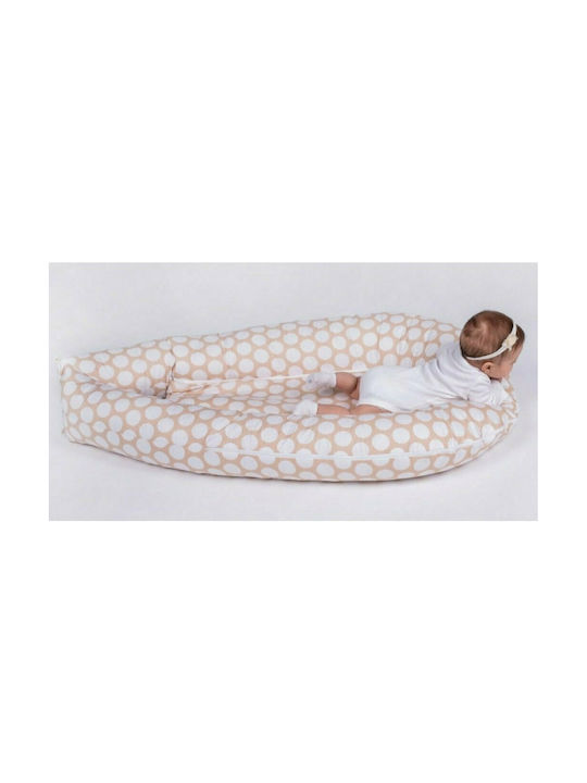Lorelli Бебешка възглавница-гнездо Мемори пяна Nest 3 in 1 Stars Сив 110x70cm