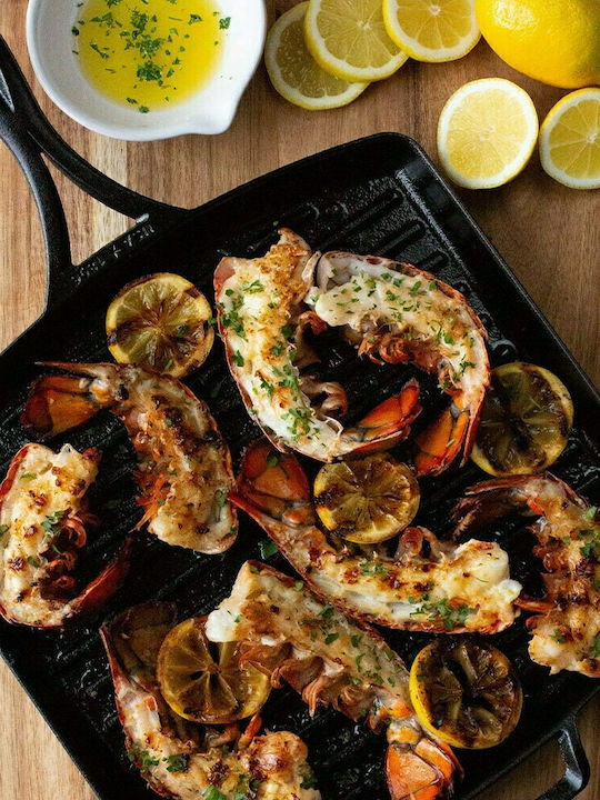 Lodge Blacklock Grill made of Cast Iron 30.5cm