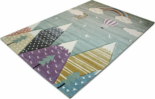 Tzikas Carpets 24192-040 Παιδικό Χαλί Σύννεφα Diamond 160x230cm Πάχους 13mm