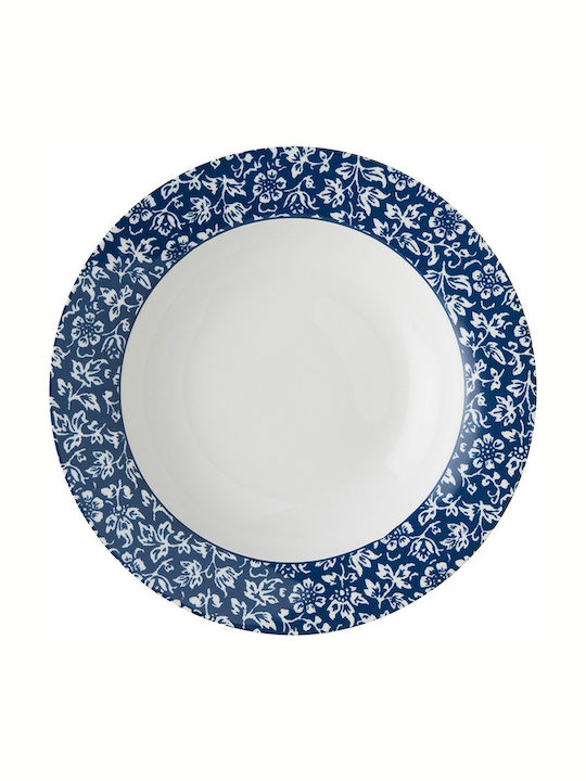 Laura Ashley Blueprints Plate Soup made of Porcelain Sweet Allysum with Diameter 22cm