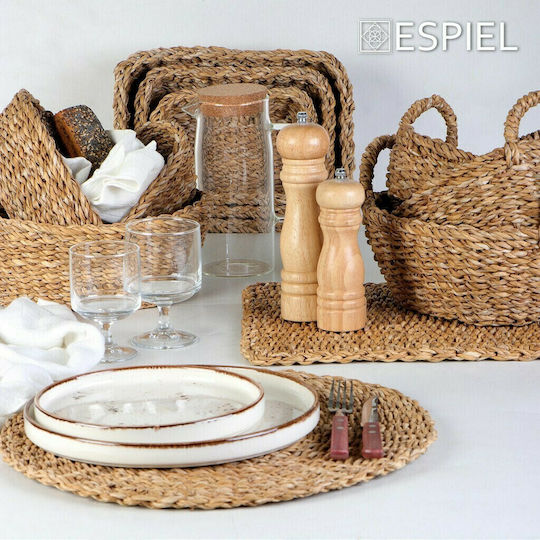 Espiel Step Plate Desert made of Porcelain Cream with Diameter 21cm