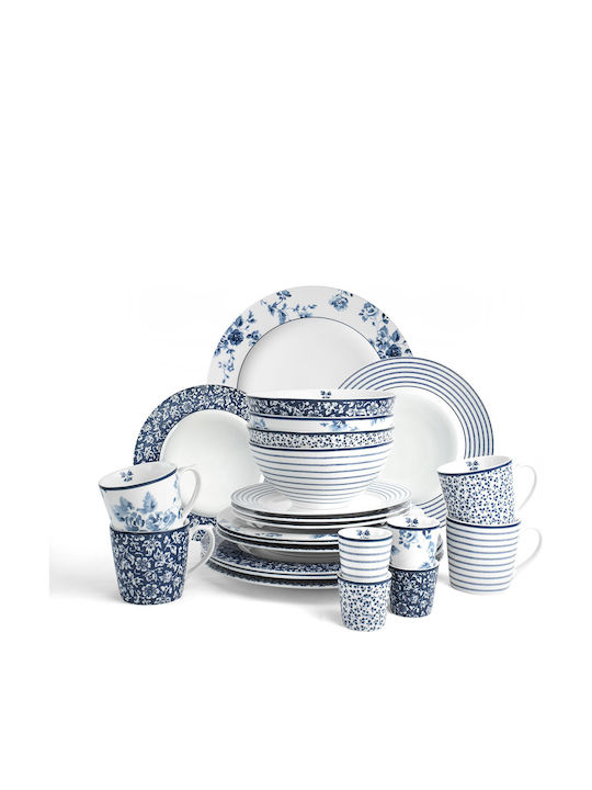 Laura Ashley Blueprints Чиния Супа от Порцелан Сладък Allysum с Диаметър 22см