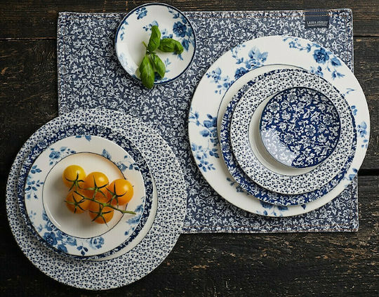 Laura Ashley Blueprints Plate Soup made of Porcelain Sweet Allysum with Diameter 22cm