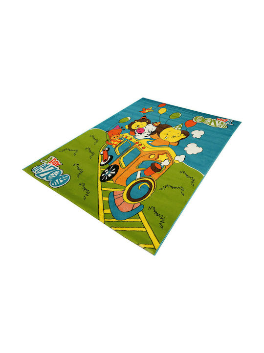 Madi Colors 417 Kids Rug Cotton Verde 133x190cm Thickness 11mm 417 GREEN-133x190