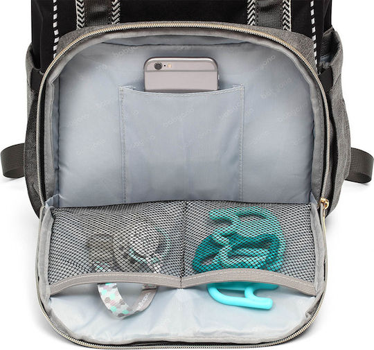 Babyono Diaper Bag Oslo Style Gray 30x40cm.