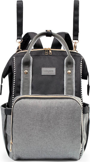 Babyono Diaper Bag Oslo Style Gray 30x40cm.
