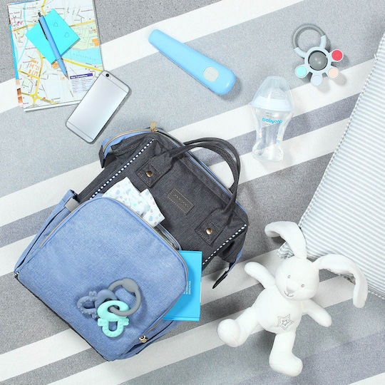 Babyono Diaper Bag Oslo Style Gray 30x40cm.