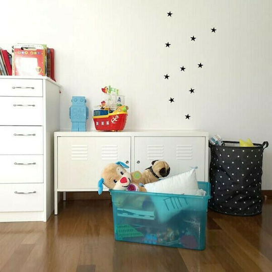 Homeplast Nak Cutie de Depozitare din Plastic cu Capac Albastră 60x40x31cm