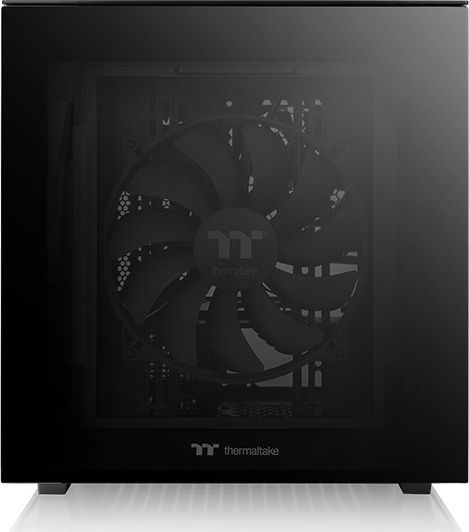 Thermaltake Divider 200 TG Micro Chassis Gaming Micro Tower Computer Case with Window Panel Black