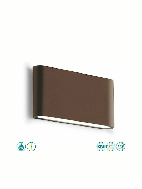 La Mia Luce Wall-Mounted Outdoor Ceiling Light LED IP54 with Warm White Light