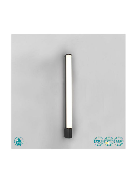 Trio Lighting Piera Classic Lamp Bathroom with Integrated LED and Warm White Light Black 79cm