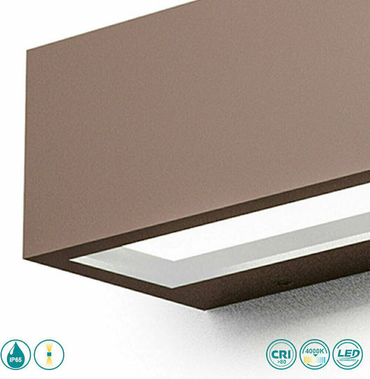 La Mia Luce Wall-Mounted Outdoor Ceiling Light LED IP65 with Natural White Light