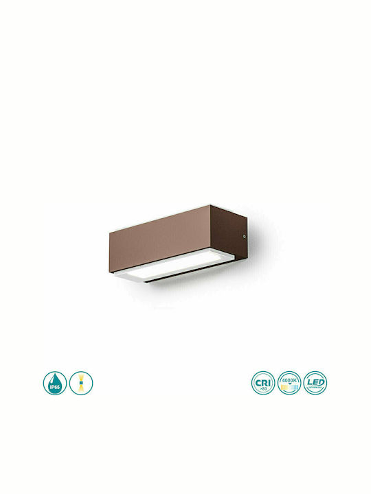La Mia Luce Nox Wall-Mounted Outdoor Ceiling Lamp LED IP65 10W with Natural White Light