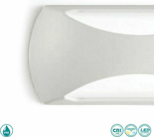 La Mia Luce Стенен Външен Плафон LED IP65 с Естествено бяло Светлина