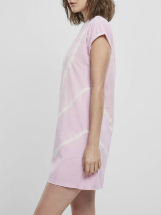 Καλοκαιρινό Mini T-shirt Φόρεμα Girly Pink