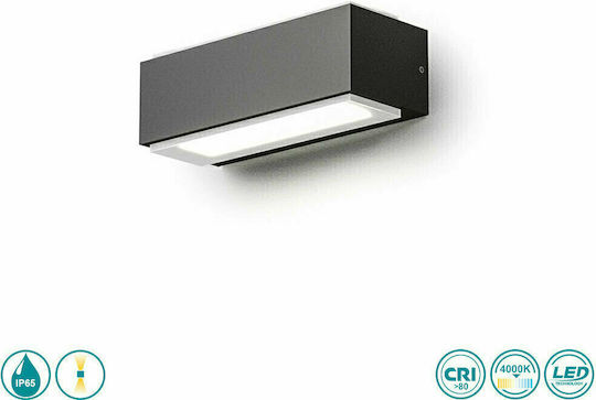 La Mia Luce Nox Стенна Външна Таванна Лампа LED IP65 с Естествено Бяла Светлина